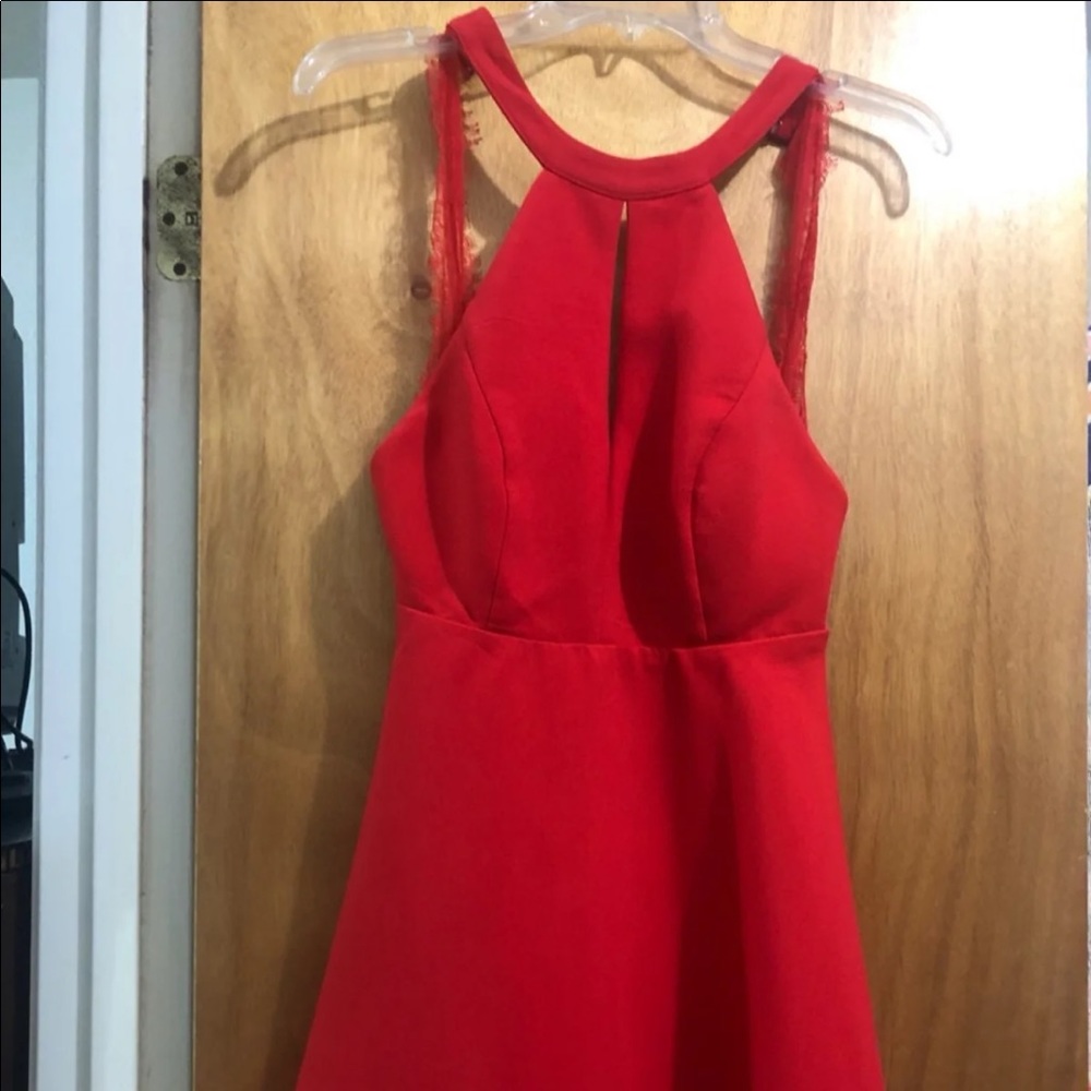 Red dress